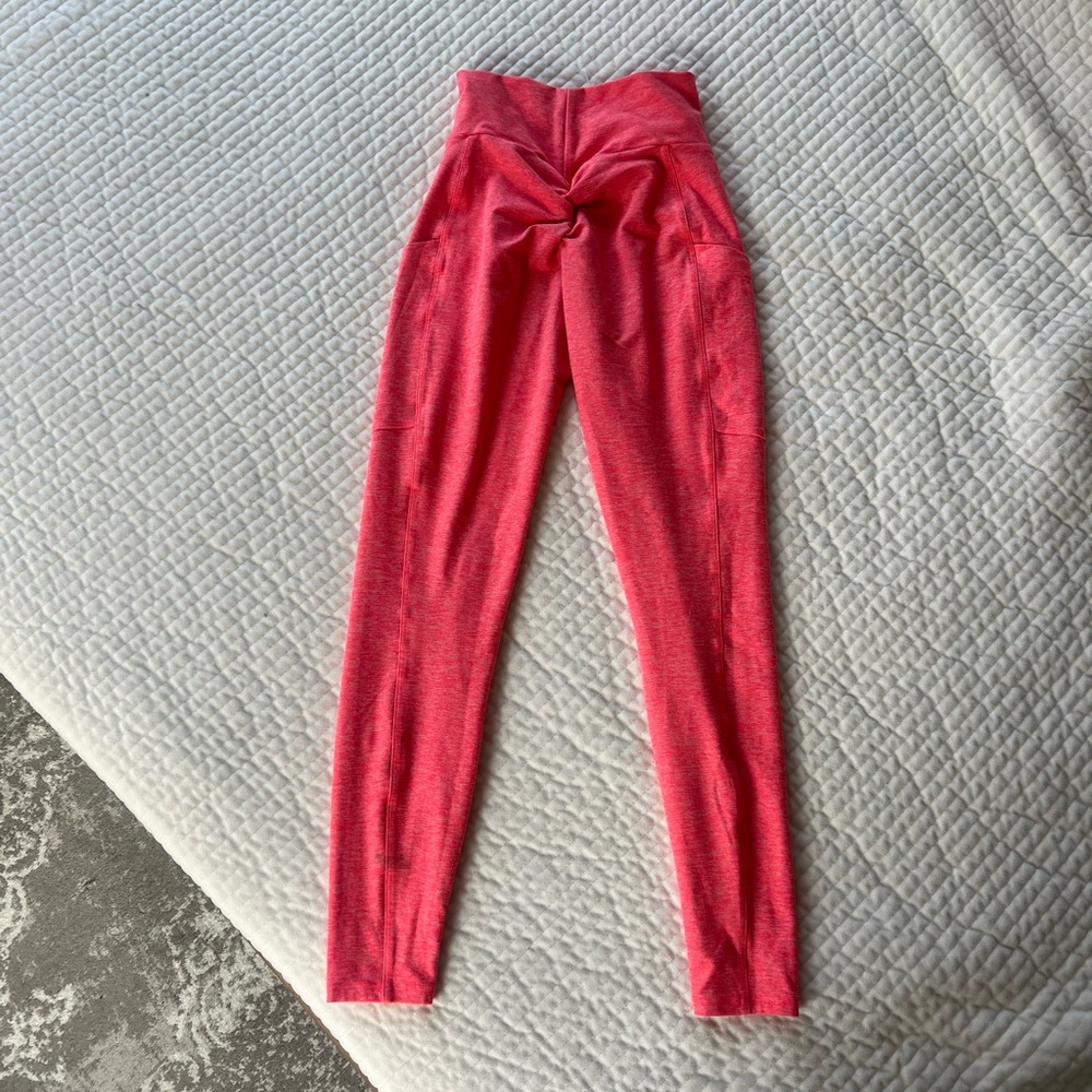 Bombshell Sportswear High-Waist Pink Leggings - Picture 2 of 3